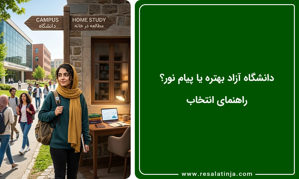 دانشگاه آزاد بهتره یا پیام نور؟ 🎓 راهنمای انتخاب