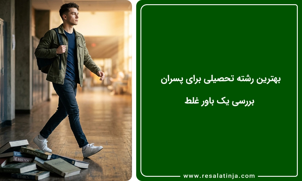 بهترین رشته تحصیلی برای پسران 💎 بررسی یک باور غلط