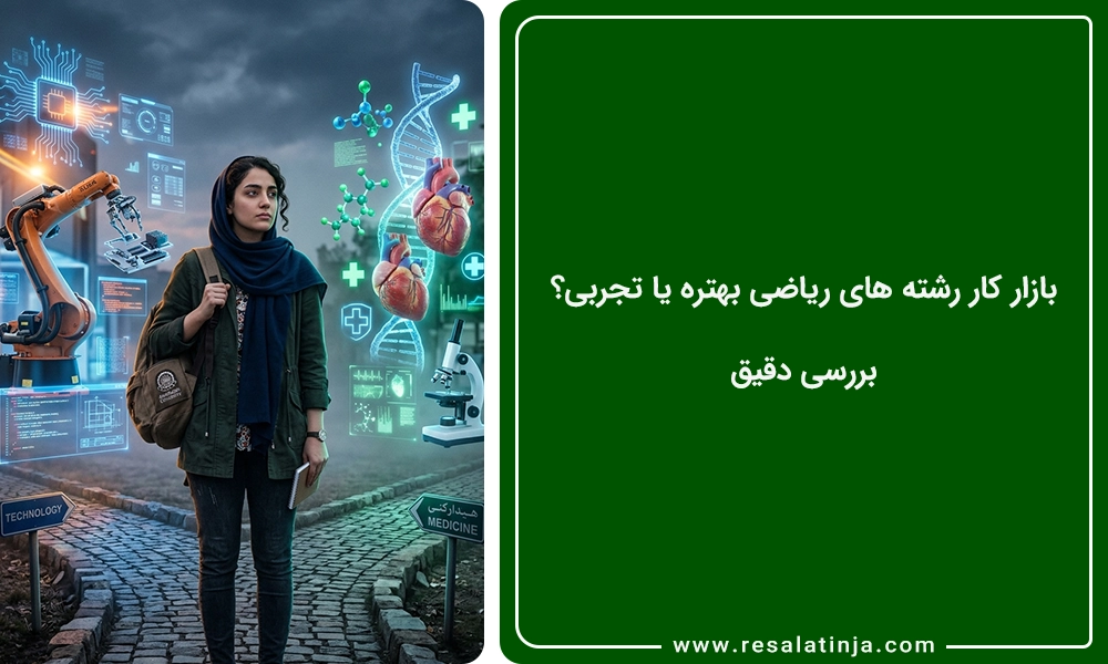 بازار کار رشته های ریاضی بهتره یا تجربی؟ بررسی دقیق