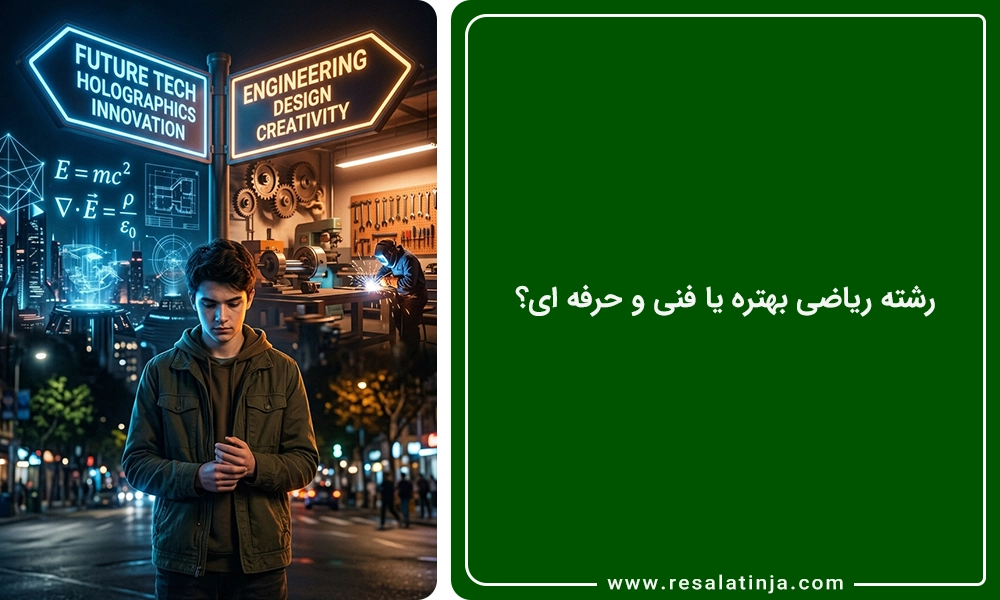 رشته ریاضی بهتره یا فنی و حرفه ای؟